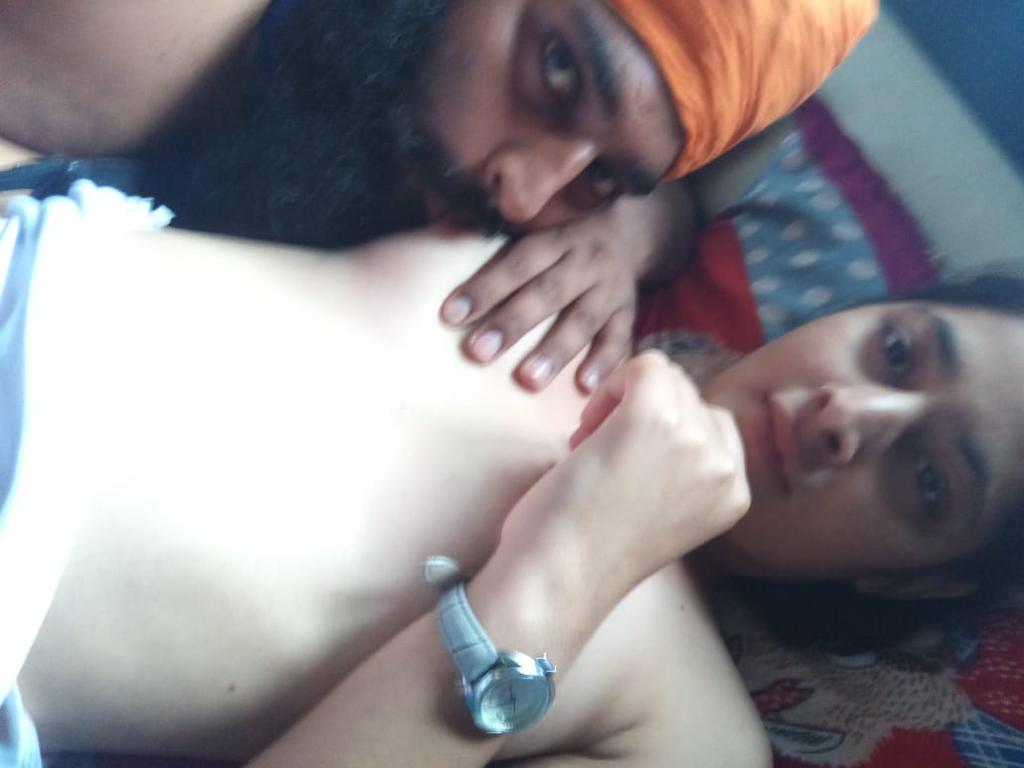 Newly married Indian couple sex photos image