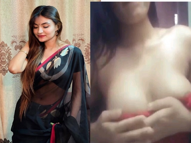 Rajkot sexy figure desi boobs press viral