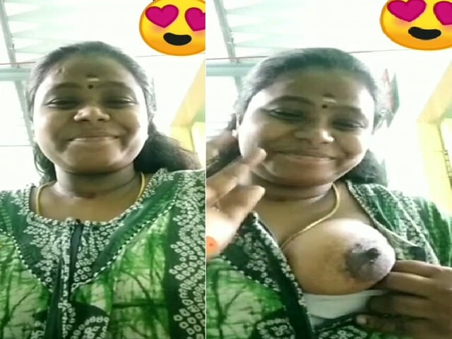 Tamil wife boob show viral video call