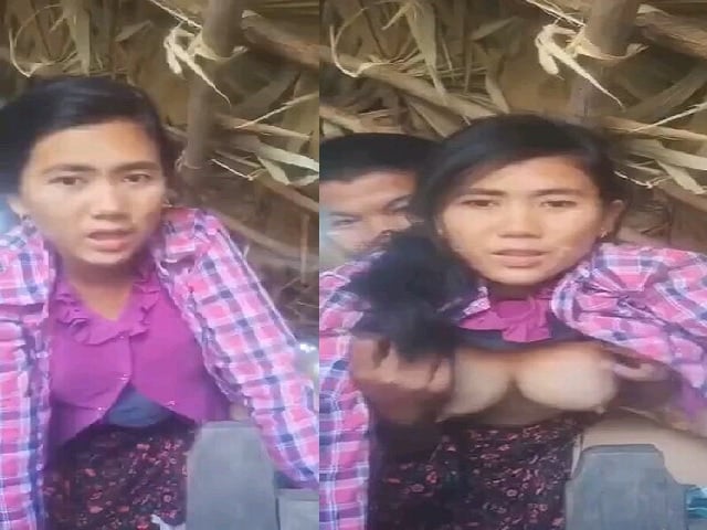 Assamese girl boob press in a hut viral