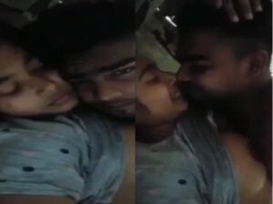 Indian lovers sex foreplay topless viral