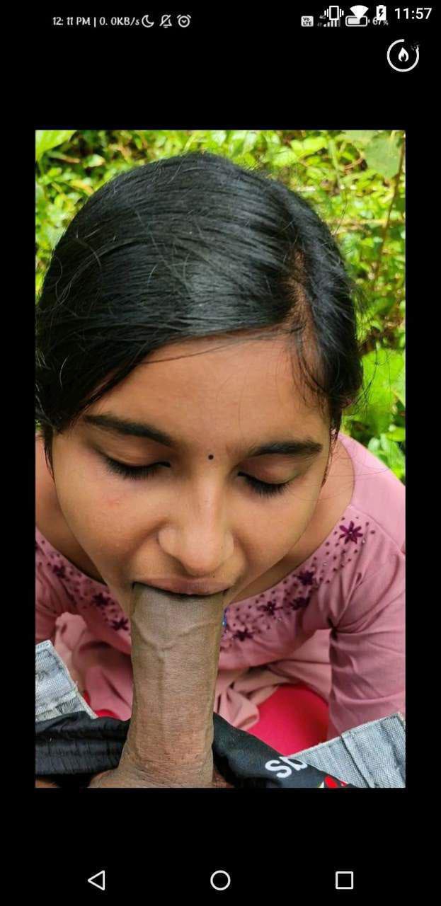 Mallu girlfriend outdoor blowjob and sex pics photo pic